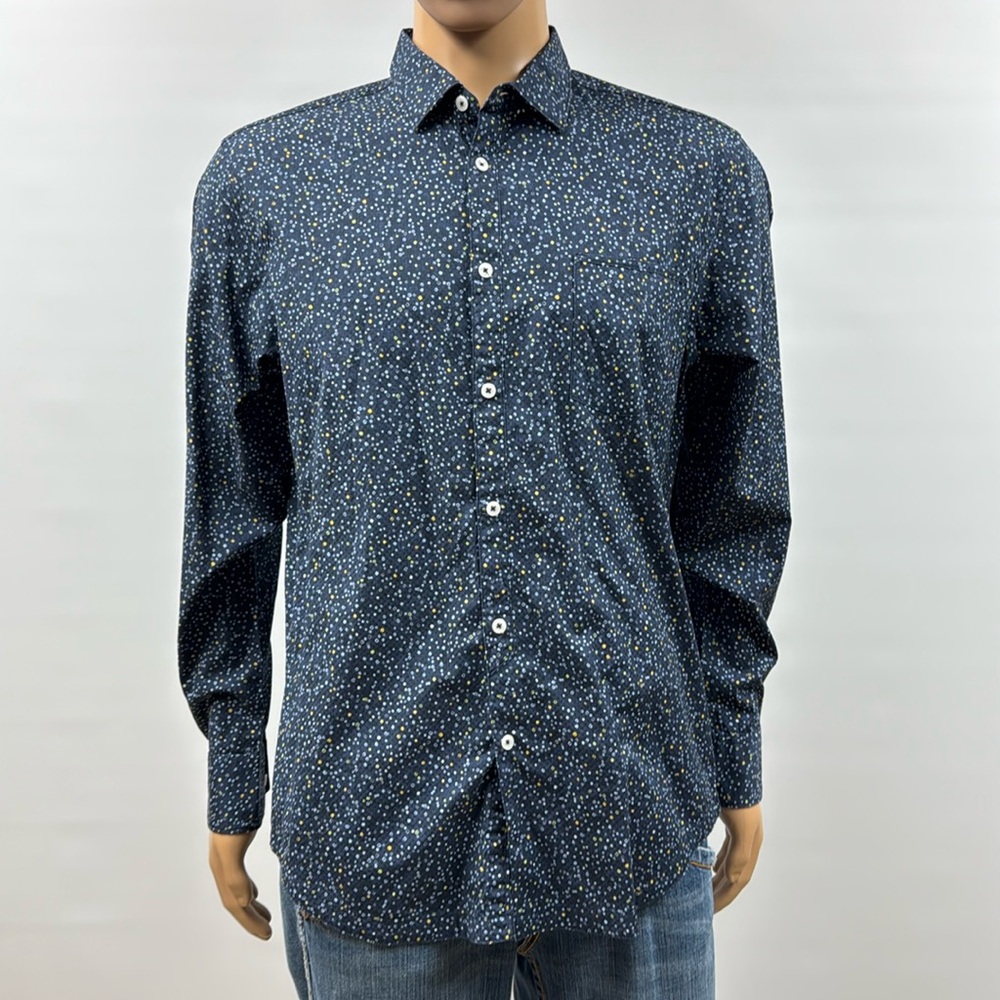 Good Man Brand‎ Textured Dot Print Shirt